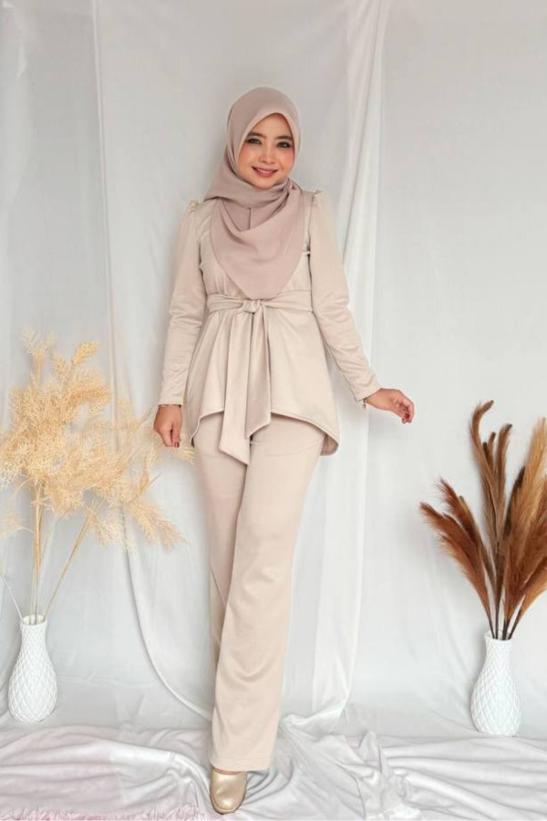 Amelie Pant Set - Ivory