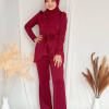 Amelie Pant Set - Scarlet